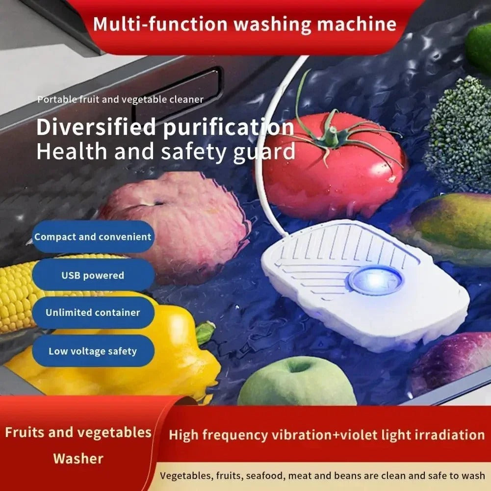 LUXHOMEN Macchina per la pulizia di frutta e verdura