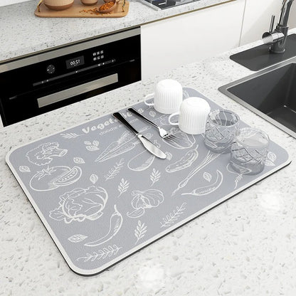 LUXHOMEN Super absorbent kitchen drain pad